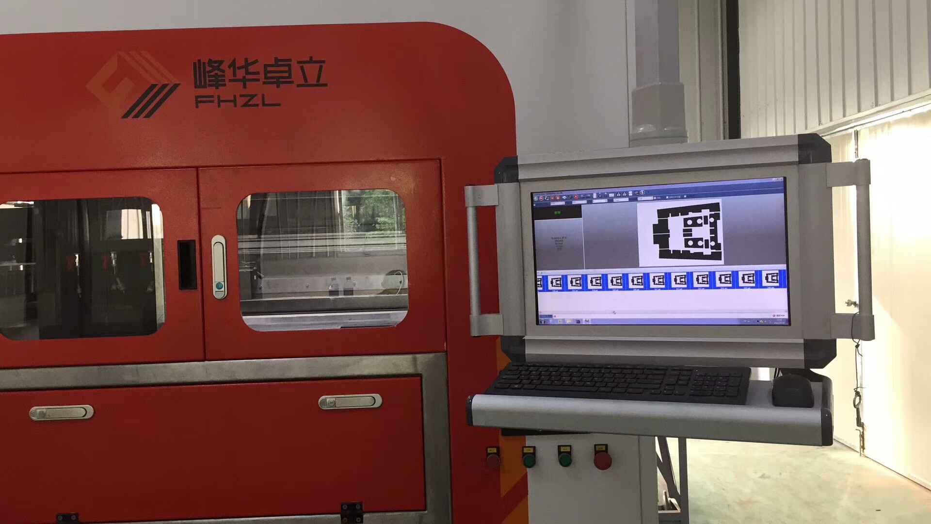 江淮汽车合作研发的砂型3D打印机开始打印测试