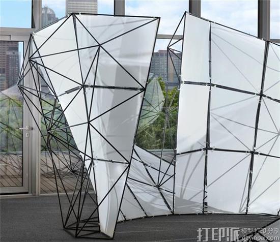 Formlabs用3D打印机制造出大型尼龙和玻璃纤维结构FUSE Pavilion