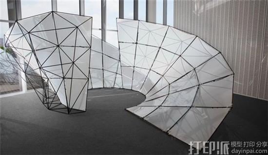 Formlabs用3D打印机制造出大型尼龙和玻璃纤维结构FUSE Pavilion