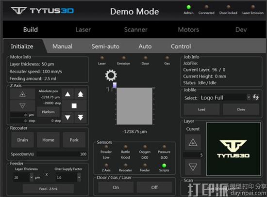 叫板EOS和SLM  Tytus3D推出价格低于30万美元的金属3D打印机