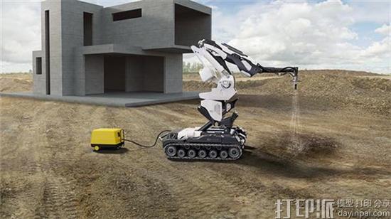 Cazza Construction发布履带式小型混凝土3D打印机X1 售价320万起