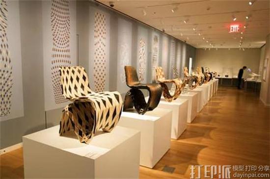 荷兰著名设计师约里斯的3D打印家具设计展在美国纽约开幕