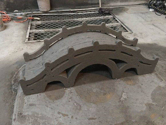 太空灰3D建筑打印拱桥模型，彰显中国拱桥的唯美情怀