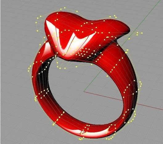 rhino建模教程：绘制爱心戒指