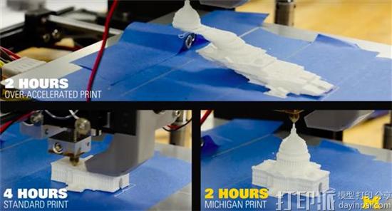 密西根大学教授使用FBS振动补偿算法将FDM 3D打印速度提高一倍