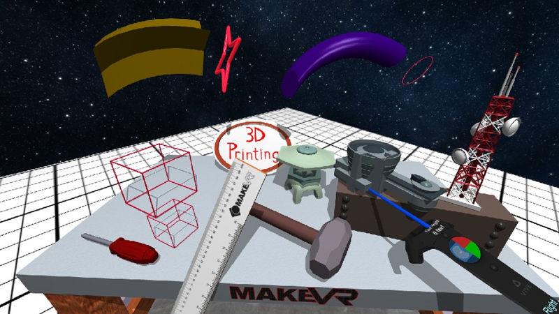 HTC结合的VR眼镜+3D打印建模工具MakeVR的系统被宝马采用