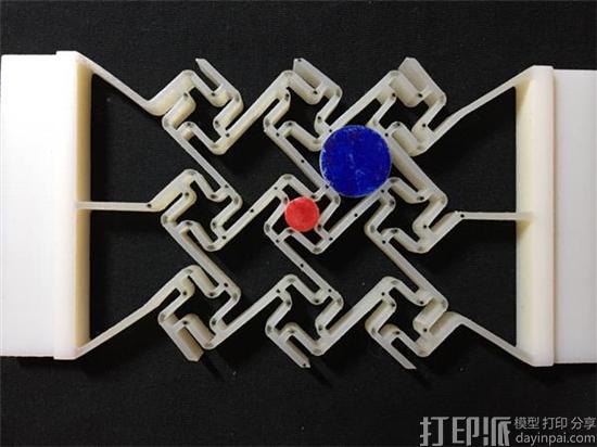 研究人员用3D打印设计出独特的序列细胞开放机制 可用于变色伪装材料