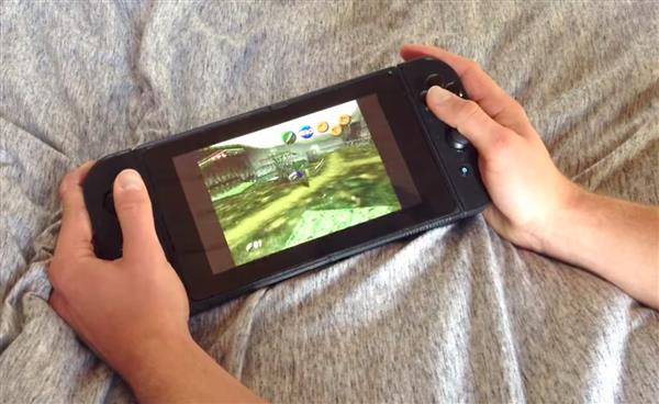 美国创客自制3D打印Switch游戏掌机复制品 用来玩任天堂复古游戏