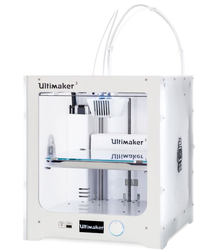 Ultimaker开源其第三代桌面级FDM 3D打印机Ultimaker 3
