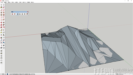 SketchUp建模教程：教你轻松绘制山地地形的3D模型