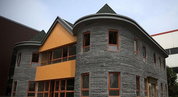 浏阳市两型产业园引进用3D打印定制建房的新型企业