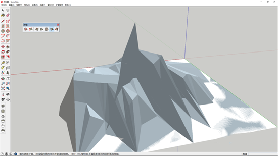 SketchUp建模教程：教你轻松绘制山地地形的3D模型