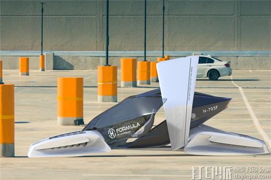 能飞的汽车！ Hoversurf展示3D打印Formula飞车 售价不到10万美元