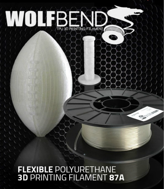 柔性3D打印耗材--WOLFBEND TPU