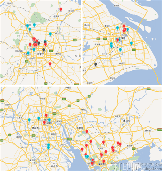 看看3D打印市场竞争多激烈 中国3D打印公司地理位置分布分析