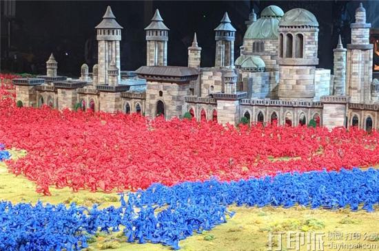 暴雪嘉年华用1万个3D打印小兵制作立体场景模型 获吉尼斯纪录