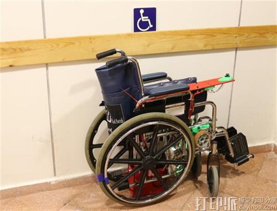 以色列团队开发出可将普通轮椅改造成电动轮椅的3D打印套件
