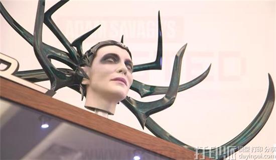 道具工作室为《雷神3:诸神黄昏》制作大Boss海拉的3D打印头盔 道具工作室为《雷神3:诸神黄昏》制作大Boss海拉的3D打印头盔