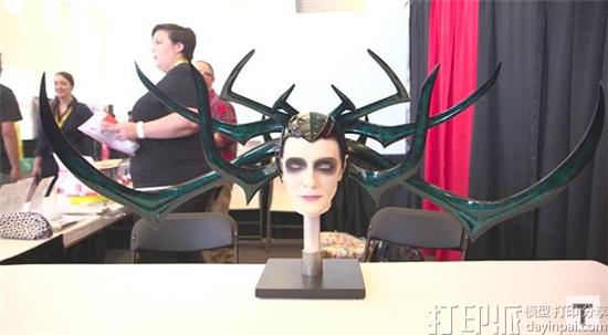 道具工作室为《雷神3:诸神黄昏》制作大Boss海拉的3D打印头盔 道具工作室为《雷神3:诸神黄昏》制作大Boss海拉的3D打印头盔