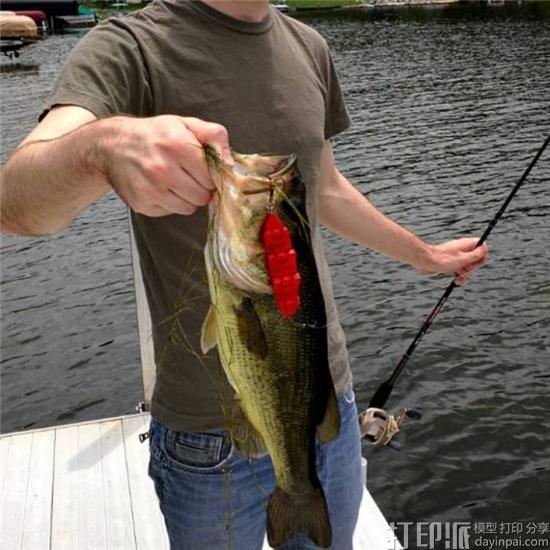 轻松变成钓鱼达人 钓鱼爱好者发明可模仿小鱼游动的3D打印鱼饵 轻松变成钓鱼达人 钓鱼爱好者发明可模仿小鱼游动的3D打印鱼饵