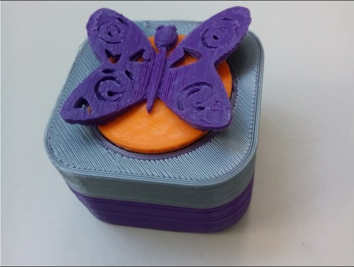 蝴蝶首饰盒模型
