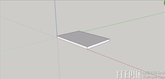 SketchUp草图大师建模教程：设计一个凳子的3D模型