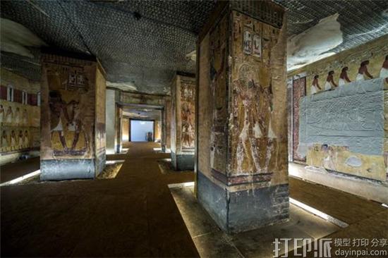 瑞士基金会借3D扫描和3D打印技术制作3D打印古埃及法老陵墓 瑞士基金会借3D扫描和3D打印技术制作3D打印古埃及法老陵墓