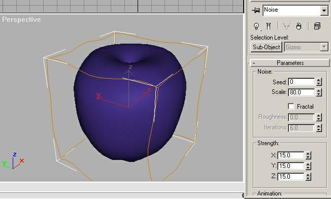 3Dmax建模教程：绘制一个苹果模型