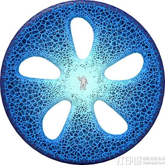 米其林的3D打印无气轮胎被《时代周刊》评为2017年最佳发明之一