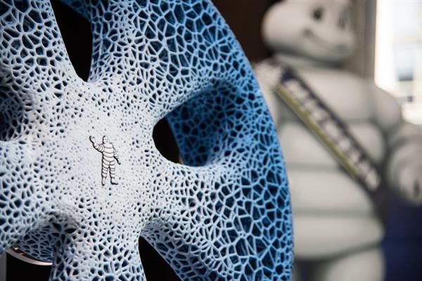 米其林的3D打印无气轮胎被《时代周刊》评为2017年最佳发明之一