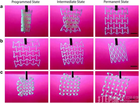 瑞士研究人员利用热能在4D打印方面取得新突破 瑞士研究人员利用热能在4D打印方面取得新突破