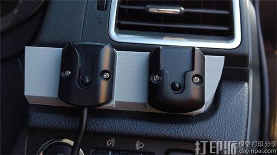 野外救护人员定制专门用于放置CB无线电设备的车载3D打印支架 野外救护人员定制专门用于放置CB无线电设备的车载3D打印支架