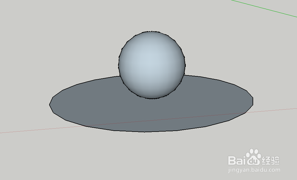 SketchUp草图大师建模教程：设计圆形球体3D模型