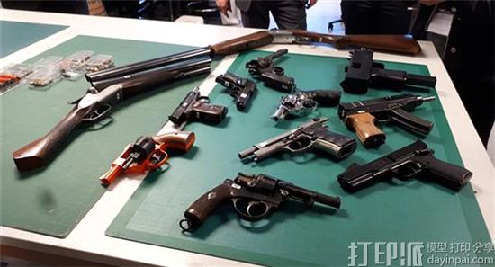 瑞典海关官员公开表示对自制3D打印枪支武器危险性的担忧