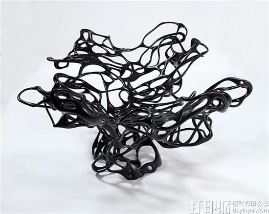 丹麦设计师的抽象式设计3D打印家具作品在巴黎展出