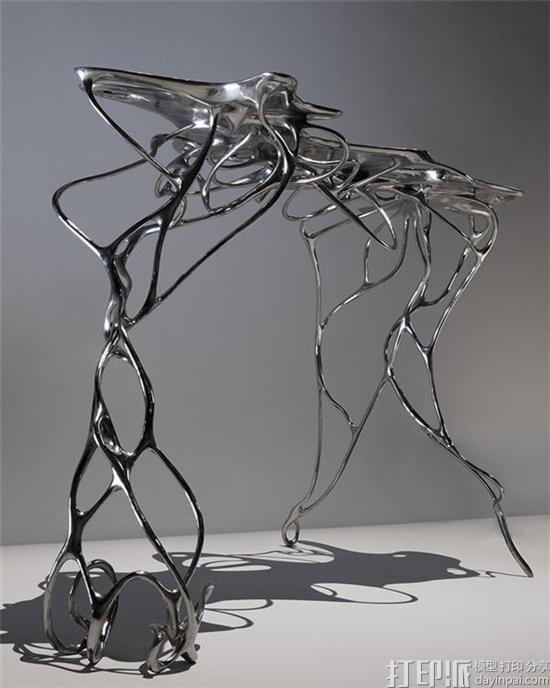 丹麦设计师的抽象式设计3D打印家具作品在巴黎展出