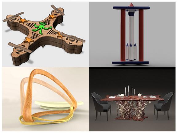 中国创e工业设计3D打印大奖赛获奖作品揭晓，14件作品脱颖而出