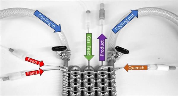 研究人员开发出可将铁氟龙废料转化为有用的合成砌块的3D打印钢反应器