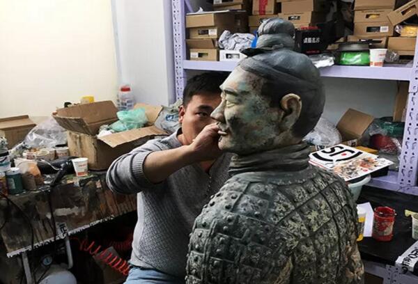 首件3D打印兵马俑隆重亮相世界互联网大会