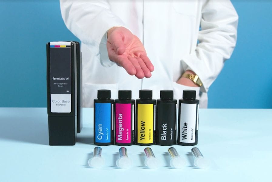 Formlabs将推出一种新的“颜色套件”Color Kit ，可打印多彩树脂