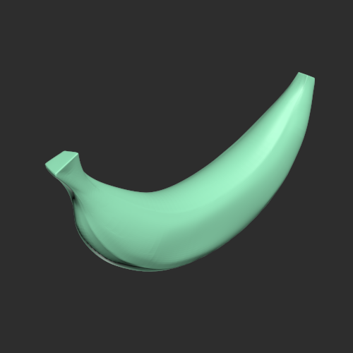 一个香蕉模型