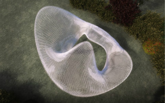 同济大学协同“创盟国际&一造科技”用MVP材料3D打印“落云亭”