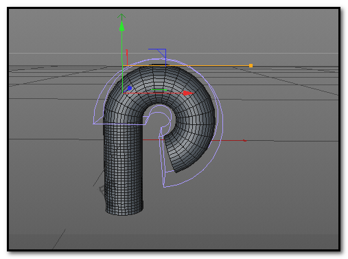 C4D建模教程：创建弯曲管道模型