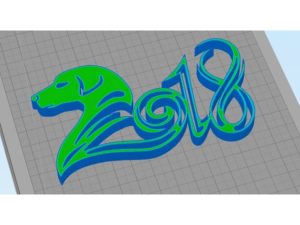 3D打印趣味东西，喜迎2018新年到来！