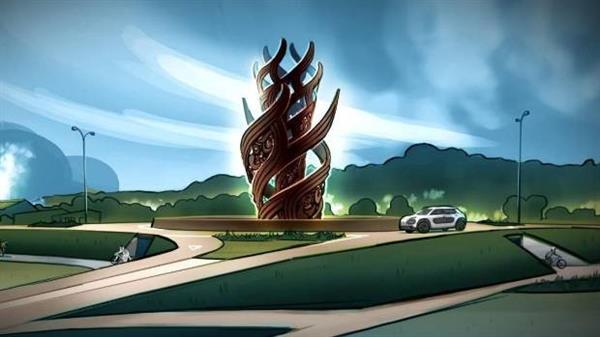 今年将在新西兰安装12米800公斤的3D打印毛利艺术品