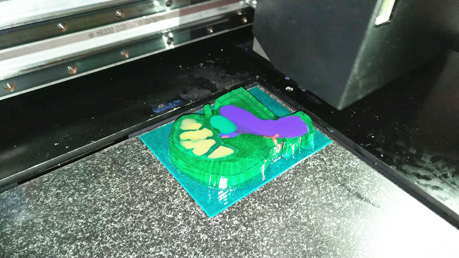 河南新乡引进国产全彩光固化3D打印机，低成本全彩医疗模型打印时代