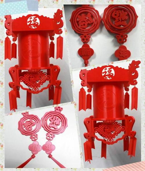 2018新年新意！00后小学生3D打印创意饰品迎新年