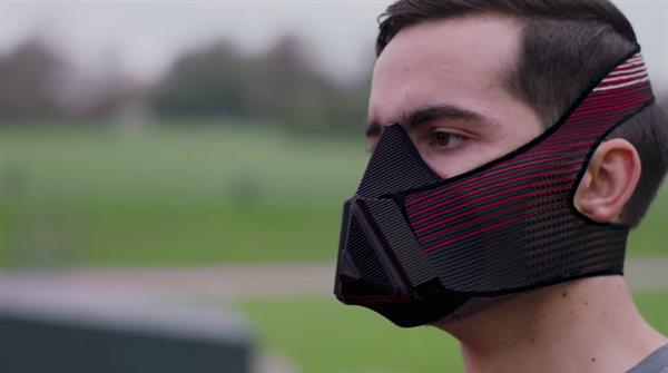 Modla展示锐步新推出的带有3D打印训练面具的Flexweave材料