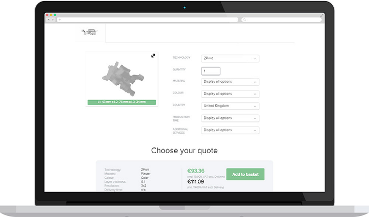 伦敦RP平台为传统制造和3D打印后处理服务引入自动化定价功能