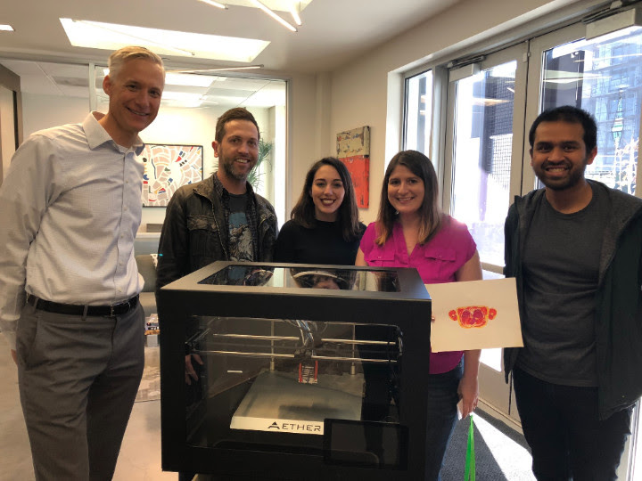 CELLINK和Aether打开3D生物打印业务的新地点